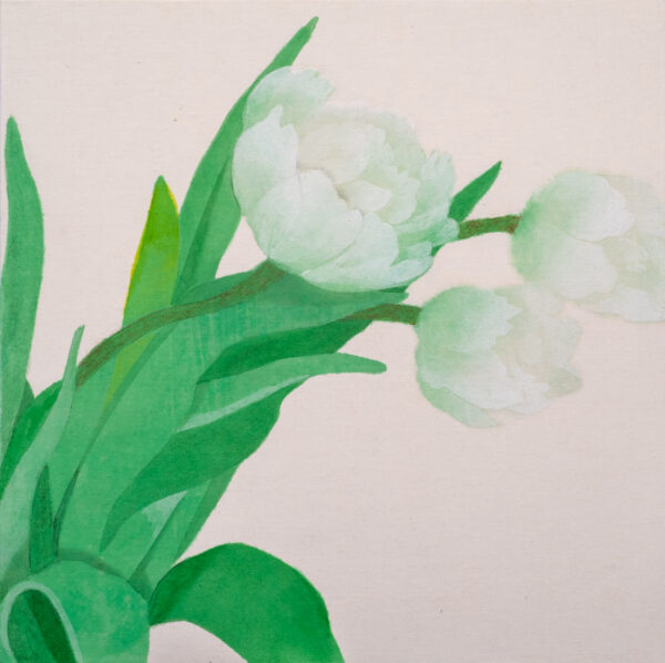 Tulip WHITE Mari Kuroda Kouichi Fine Arts art gallery osaka